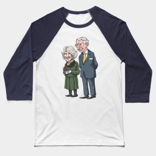 Charles and Camilla Baseball T-Shirt